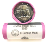 rotolino 2 euro Malta 2025 - Il Bue Maltese