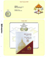 (M) Pagine serie euro Vaticano 2025 - Sede Vacante MMXXV