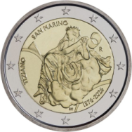 2 Euro San Marino 2026 in capsula BU - 450° anniversario della scomparsa di Tiziano