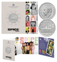 Moneta 5 £ Spice Girl -  Music legend - Confezione Ufficiale  Royal Mint 2026