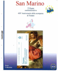  (M) Pagine 2 € San Marino 2026 - Scomparsa di Tiziano