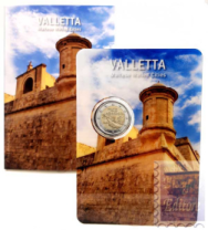 2 euro Malta 2026 - Coincard BU - Citta' de La Valletta