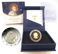 2 euro Italia 2026 Proof normale - 800.mo Ann. Morte San Francesco d'Assisi