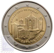 2 euro Spagna 2026 - Monastero di Poblet Patrimonio UNESCO