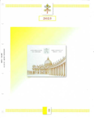 (A) Pagine Divisionale Vaticano 2025 - Anno MMXXV