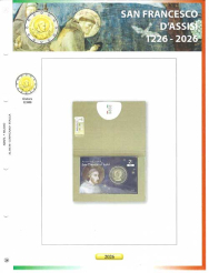 (A) Pagine 2 € Coincard Italia 2026 - San Francesco D'Assisi