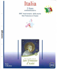 (M) Pagine 2 € Italia 2026 - San Francesco D'Assisi
