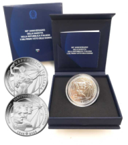 6 € Italia 2026 - 80° Ann. nascita Repubblica Italiana e del primo voto delle donne in Italia - 1 OZ. argento 999
