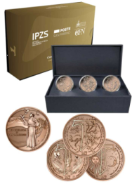 0,75 euro 800 Anni dalla morte di San Francesco d’Assisi 1226-2026 – Trittico di monete in Rame