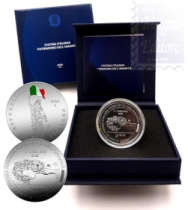 5 € Italia 2026 Argento colore - Cucina Italiana Patrimonio dell'Umanità