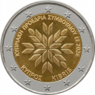 2 euro Cipro 2026 - Presidenza Unione Europea