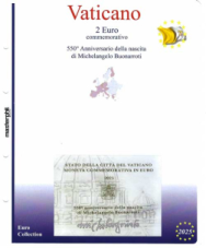 (M) Pagine 2 € Vaticano 2025 - Michelangelo Buonarroti