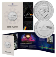 Moneta 5 £ Pink Floyd - Music Legend - Confezione Ufficiale  Royal Mint 2026