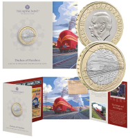 Moneta 2 £ Duchessa di Hamilton - Confezione Ufficiale  Royal Mint 2026