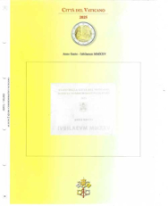(A) Pagine 2 € Vaticano 2025 - Giubileo Anno Santo