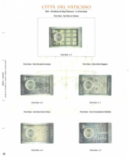 (A) Pagine Coincard Vaticano 2025 - N.5 a N.9 Le Porte Sante