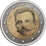 2 euro Slovenia 2026 - 150° anniv. nascita Ivan Cankar