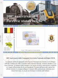 (A) Pagine 2 € Coincard Belgio 2026 - Ferrovie belghe (singola)