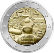 2 euro Francia 2026 - 400° anniv. Marina Militare