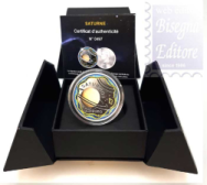 25 euro Lussemburgo 2026 - 1 oncia argento 999/ colorato - Saturno
