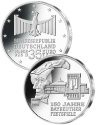 35 € Germania 2026 - ARGENTO in capsula - 150° anniversario del Festival Richard Wagner di Bayreuth