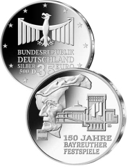 35 € Germania 2026 - ARGENTO in capsula - 150° anniversario del Festival Richard Wagner di Bayreuth