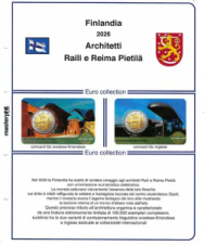 (M) Pagine Coincard 2 € Finlandia 2025 - Architetti Raili Reima Pietila