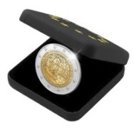 2 euro Belgio 2026 Proof REVERSE  - 50 anni dell'Istituto Geografico Nazionale e 200 anni dell'Osservatorio Reale del Belgio
