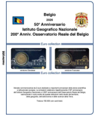 (M) Pagine 2 € Coincard Belgio 2026 - Istituto Geografico Nazionale