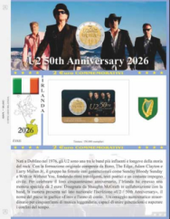 (A) Pagine 2 € Irlanda 2026 - 50°Ann. Rock band U2
