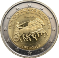 2 euro Portogallo 2026 - 70° anniv. Fondazione Calouste Gulbenkian