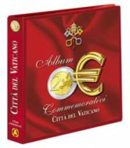 (A) Vaticano 2 euro commemorativi - Cartella vuota con custodia