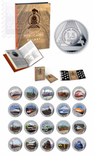 Collezione Completa 20 monete € 1,50 - Spagna 2021 - Storia delle Ferrovie - 