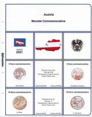 (M) pagine raccoglitrici 5 + 10 euro Austria 2021