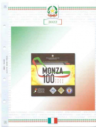 (A) Pagine raccoglitrici Italia Divisionale + 5 € 2022 - Autodromo Monza