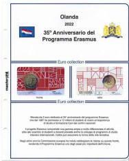 (M) Pagine raccoglitrici 2 euro Coincard Olanda 2022 - Erasmus