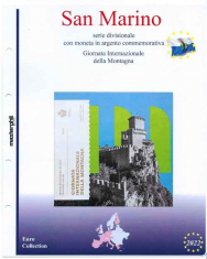 (M) Pagine raccoglitrici Divisionale +5 € San Marino 2022 - Giornata Int. Montagna