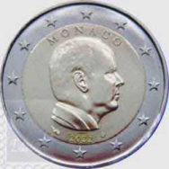Fior di conio UNC - NON COMMEMORATIVO - 2 € Monaco 2022 - Alberto II