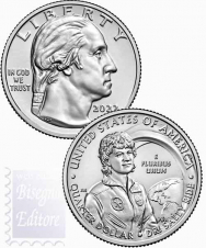 Donne USA 2022 - 1/4 $  Astronauta Dr. Sally Ride - Set 2 monete zecca D+P
