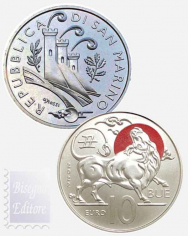 10 euro Calendario lunare San Marino 2022 - Bue