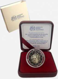 2022 -  Confezione Proof in cofanetto e certificato -  2 euro Slovacchia  -  300º anniv. Prima macchina a vapore slovacca
