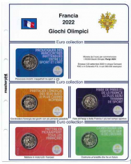 (M) Pagine raccoglitrici Francia Coincard 2022 - Giochi Olimpici 2024