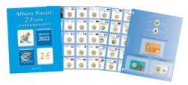 (A) Pagine raccoglitrici 2 euro commemorativi 2022 + Erasmus - LINEA SMART