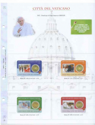 (A) Pagine raccoglitrici Vaticano Stamp & Coincard 2022 - N.40 al N.43