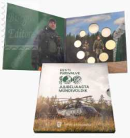  Confezione Ufficiale BU - Estonia Divisionale 2022- 100°Anniv.Guardia di Frontiera Estonia