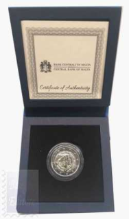 2 euro Malta 2022 BU - ONU per i diritti delle donne - Scatola e certificato numerato