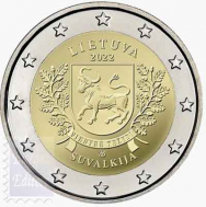 2022 - Fior di conio UNC - 2 euro Lituania - Regione di Suvalkija