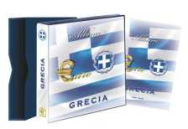 (A) Grecia - Raccoglitore serie euro -  Cartella vuota con custodia