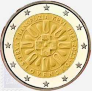 2 euro Slovacchia 2023 - Fior di conio UNC - 100° anniversario della prima trasfusione di sangue in Slovacchia