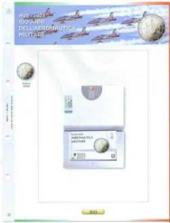 (A) Pagine raccoglitrici 2 euro 2023 Coincard Italia - Aeronautica Militare